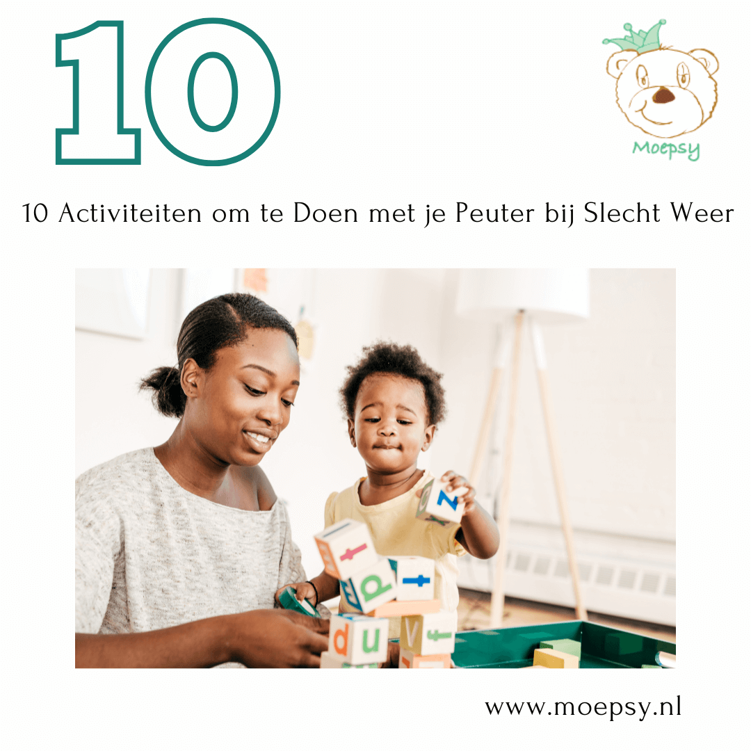10 Activiteiten om te Doen met je Peuter bij Slecht Weer